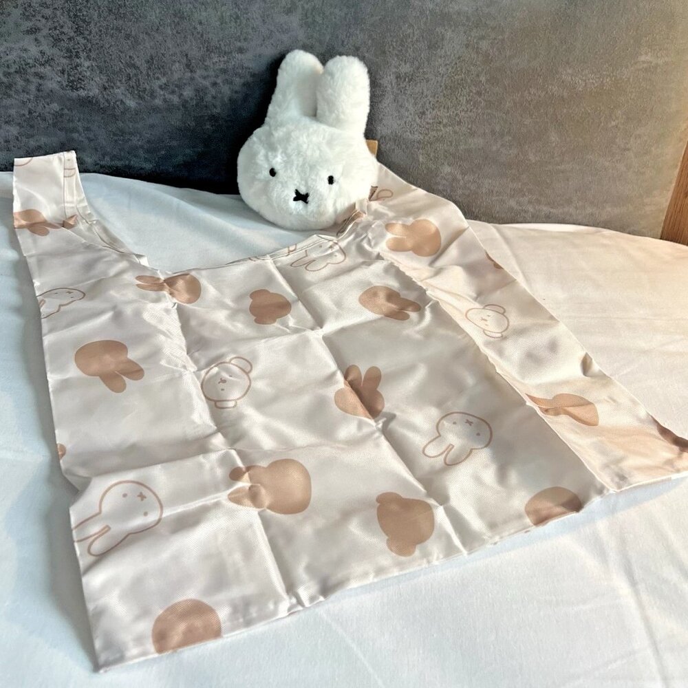 NEW Miffy Keychain Pouch Coin Purse Wallet with Shopping Tote Bag